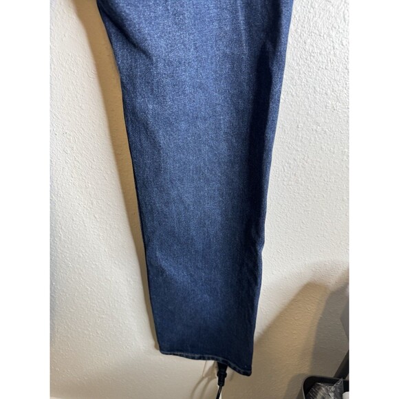 Wrangler Classic Fit Jeans Dark Blue Wash Men’s Size 34x32 Comfort Stretch - Picture 10 of 15